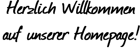 Herzlich Willkommen